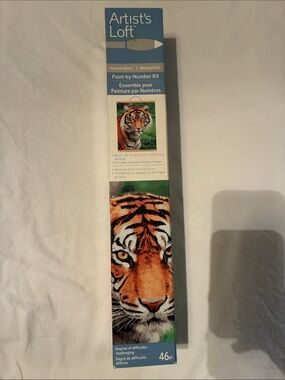 Orange Tiger Paint-by-Number Kit
